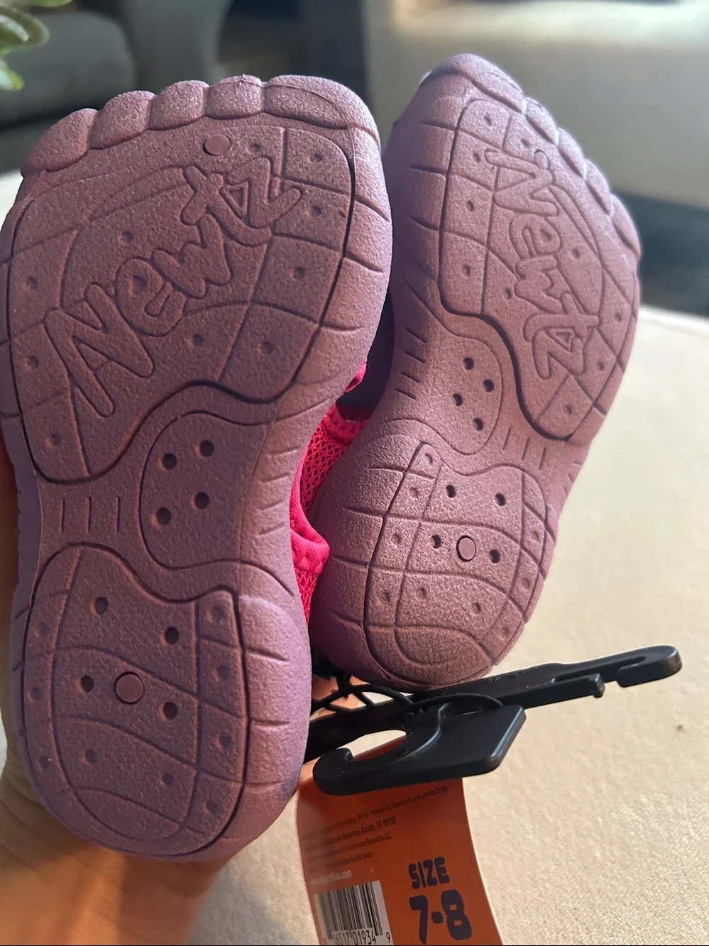 Kids' Pink & Purple Mermaid Water Shoes